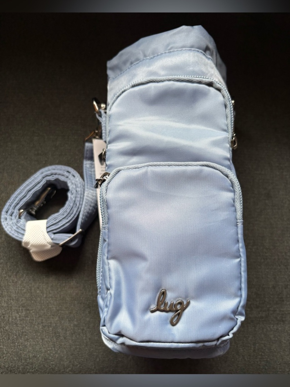 Lug Huggie SE Crossbody Insulated Bottle Holder Bag – Blue Moon